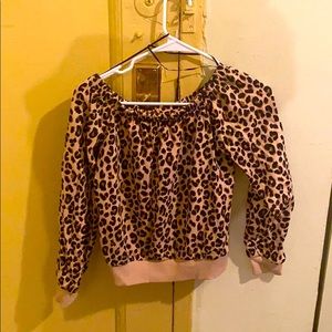 Cute women’s cheetah print sweater